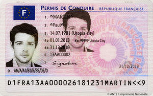 duplicata d'un permis de conduire